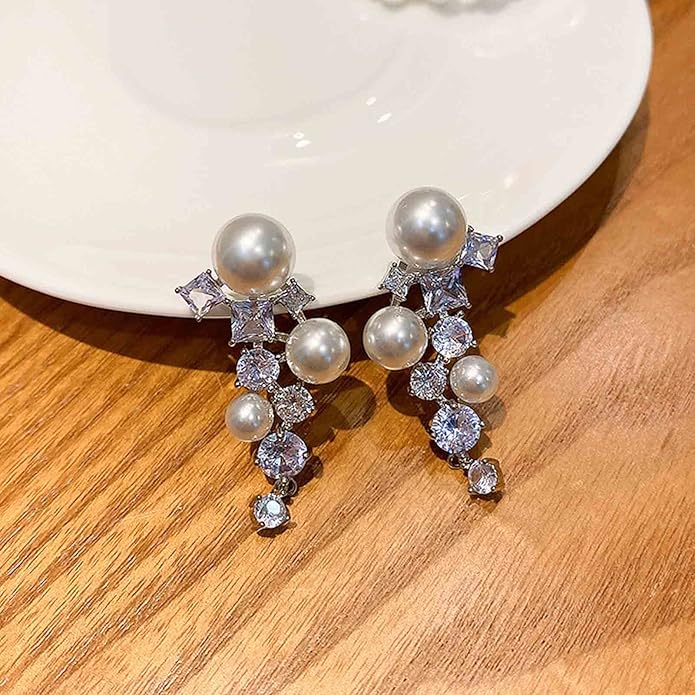 ARETES PERLAS Y CRISTAL [PV1-WHATSAPP-MEGAOFERTAPLUS]