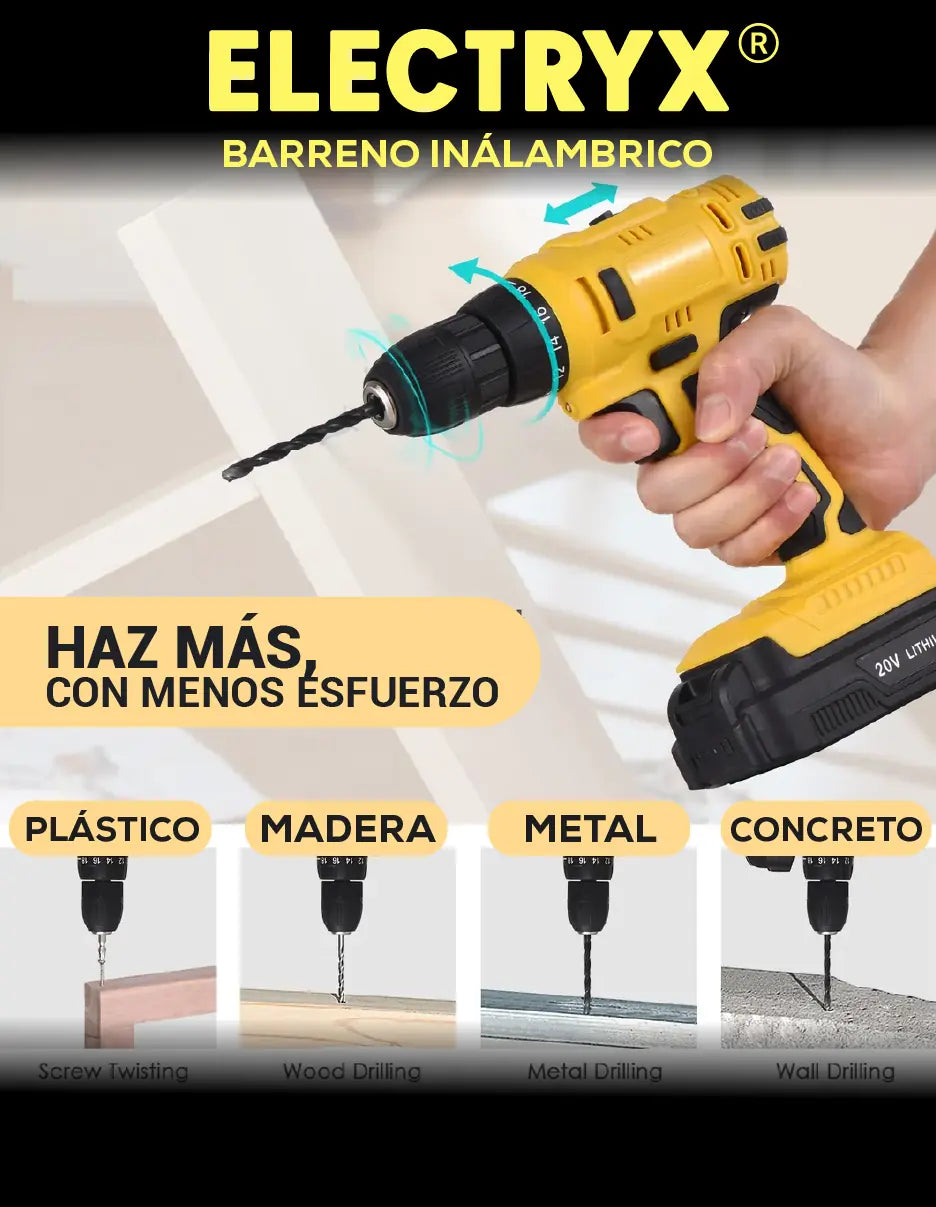 BARRENO INALAMBRICO ELECTRYX