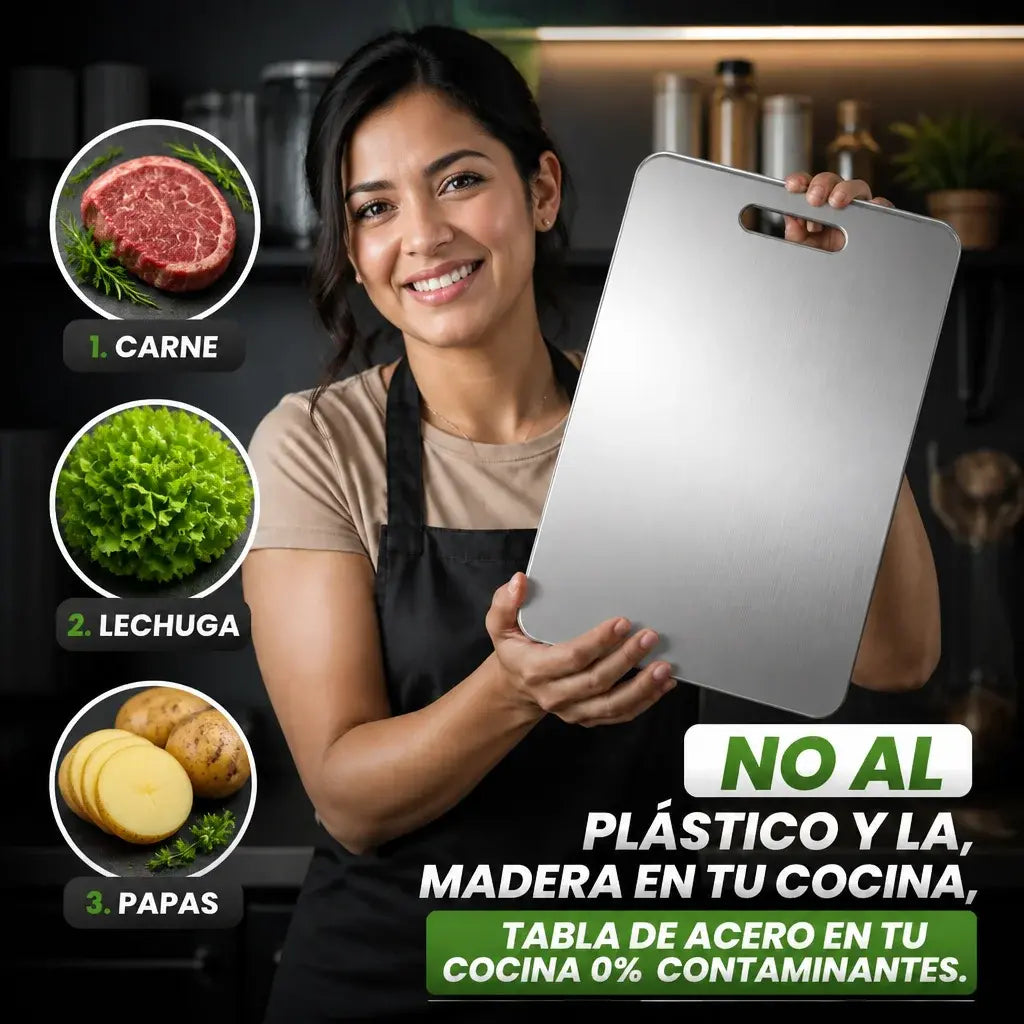 TABLA PARA PICAR DE ACERO [PV2-META-MEGAOFERTAPLUS]