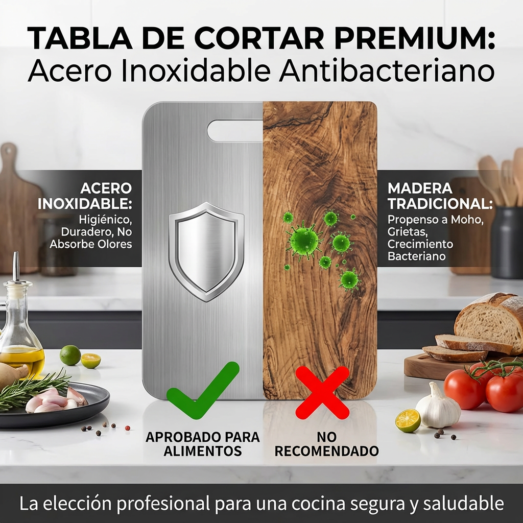 TABLA PARA PICAR DE ACERO [PV2-META-MEGAOFERTAPLUS]