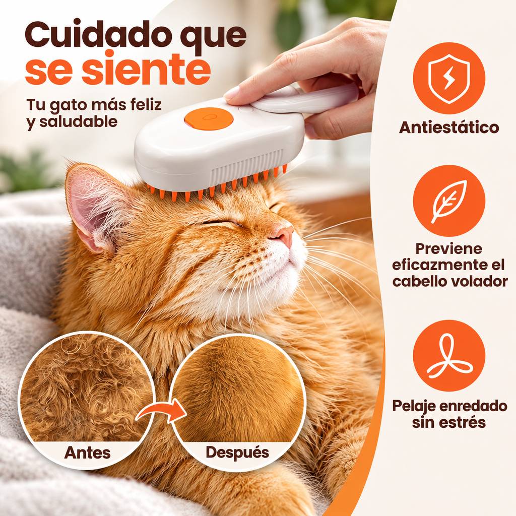 CEPILLO DE MASCOTAS A VAPOR [PV1-WHATSAPP-MEGAOFERTAPLUS]